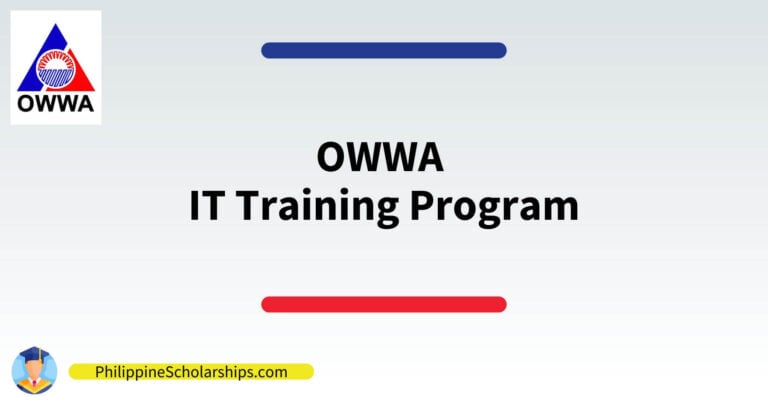 how to apply OWWA IT Training Program
