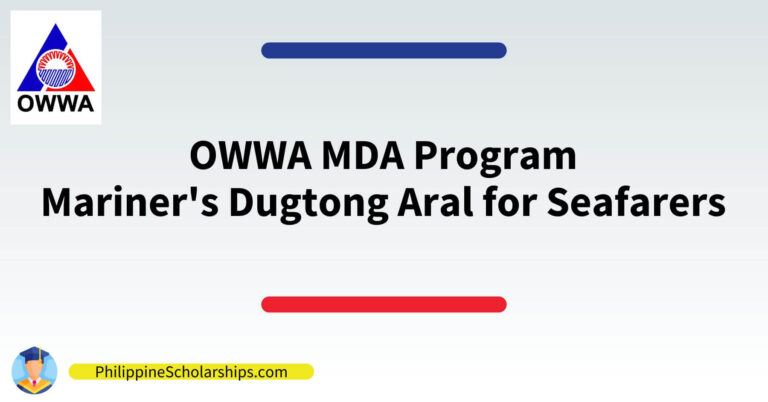 how to apply owwa mda mariners dugtong aral program for seafarers
