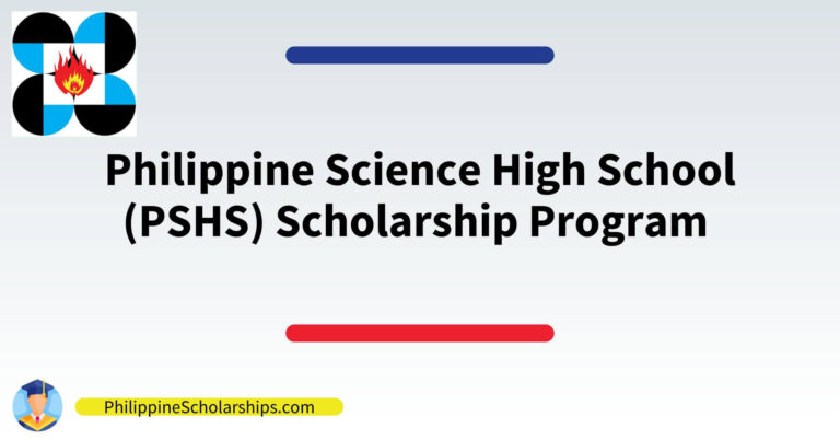 Philippine Science High School PSHS scholarship how to apply