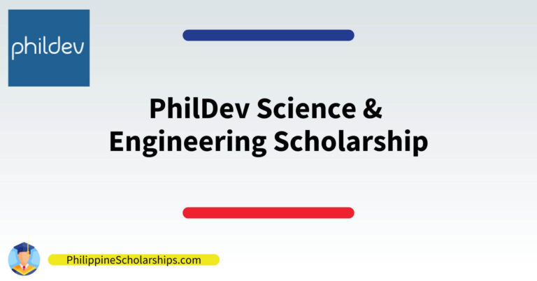 PhilDev Science and Engineering Scholarship
