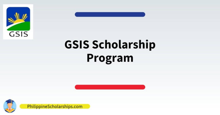 how to apply GSIS Scholarship Program