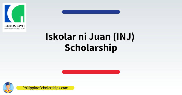 how to apply Iskolar ni Juan (INJ) Scholarship