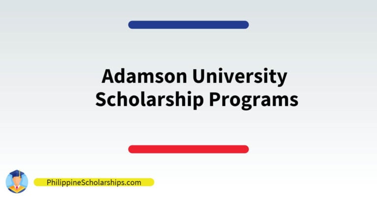 list of Adamson University Scholarship Programs