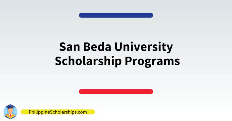 list of San Beda University Scholarship Programs