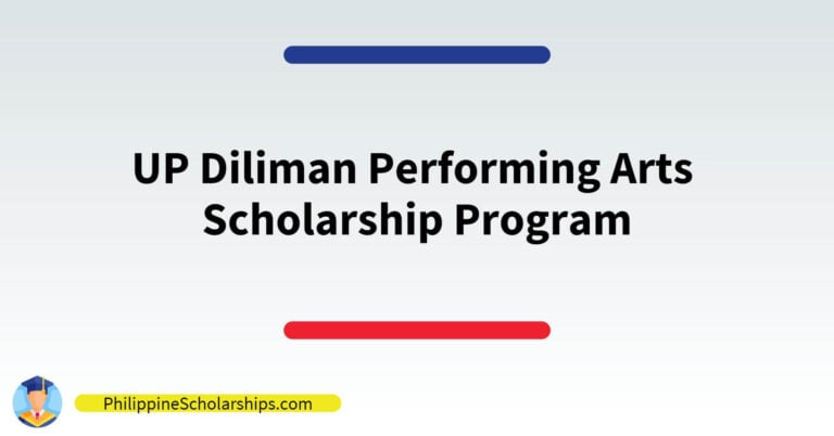 UP Diliman Performing Arts Scholarship