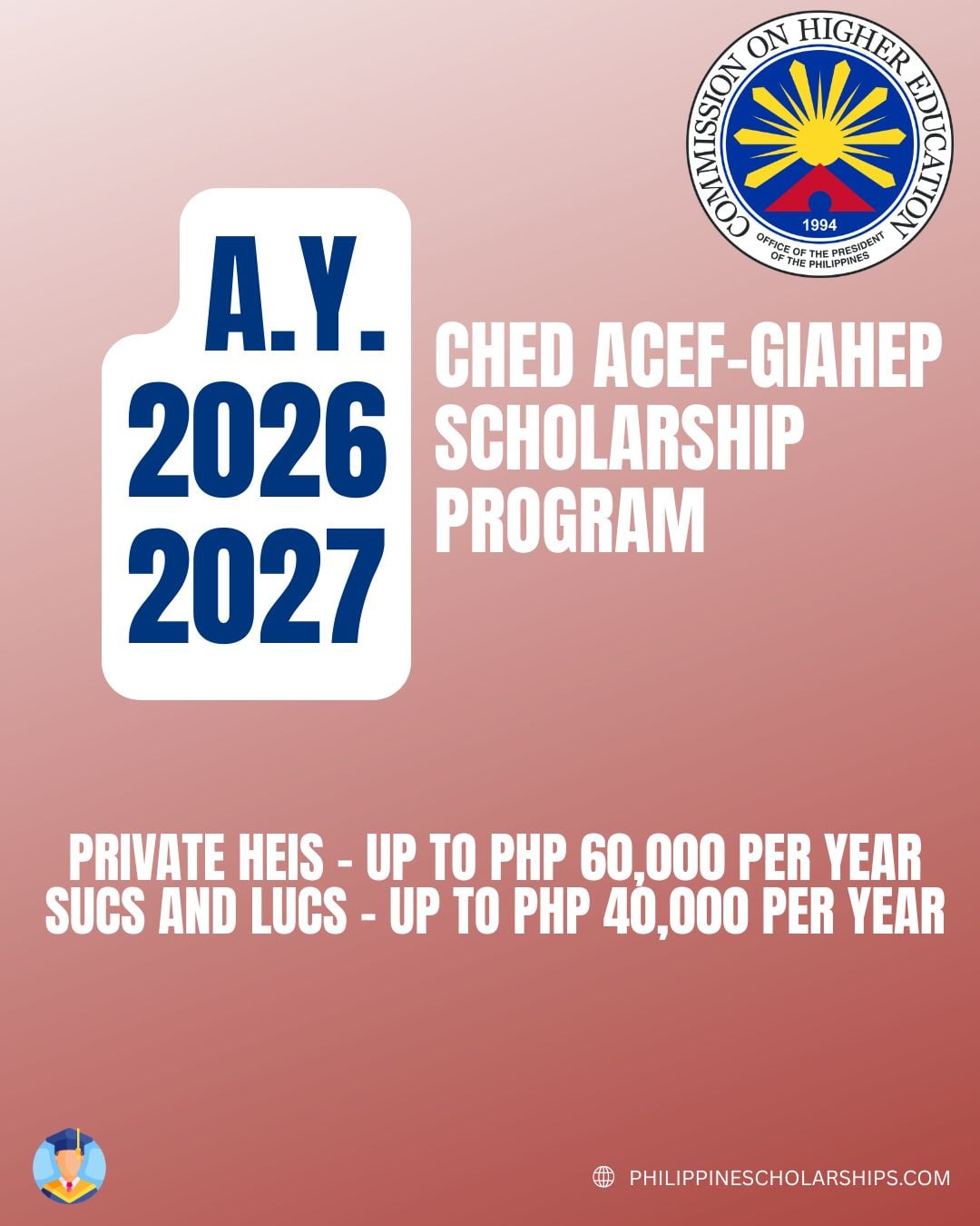 CHED ACEF GIAHEP Scholarship Program