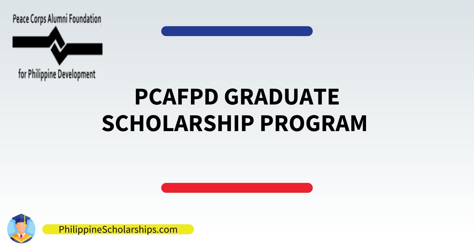 PCAFPD Graduate Scholarship Program