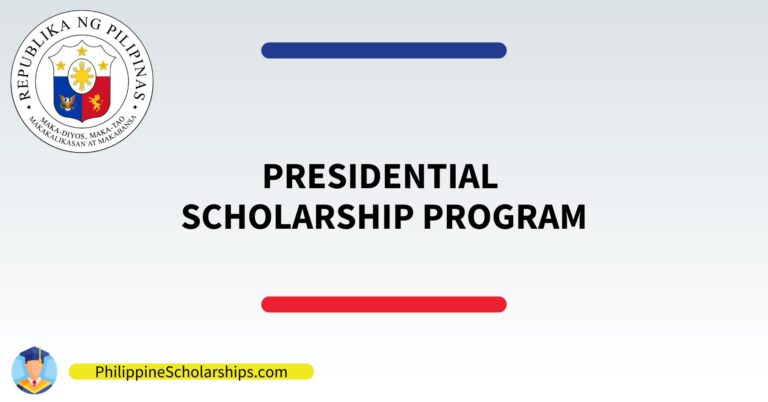 Presidential Scholarship Program President Marcos