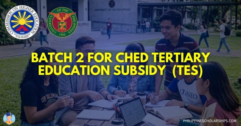 BATCH 2 FOR CHED TERTIARY EDUCATION SUBSIDY