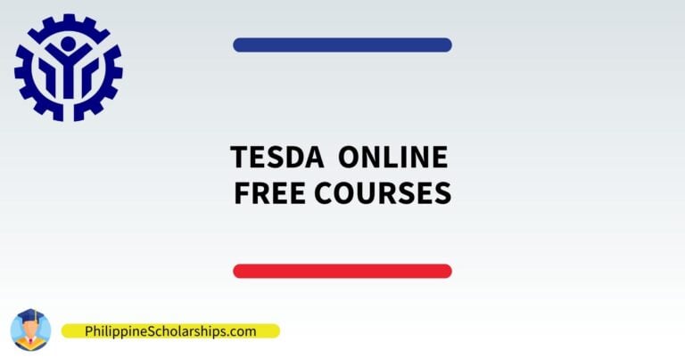 Tesda Online Free Courses