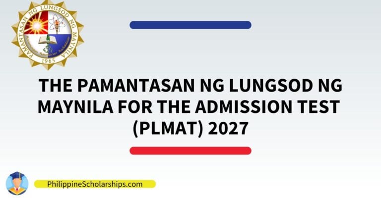 The Pamantasan ng Lungsod ng Maynila Admission Test (PLMAT) 2027