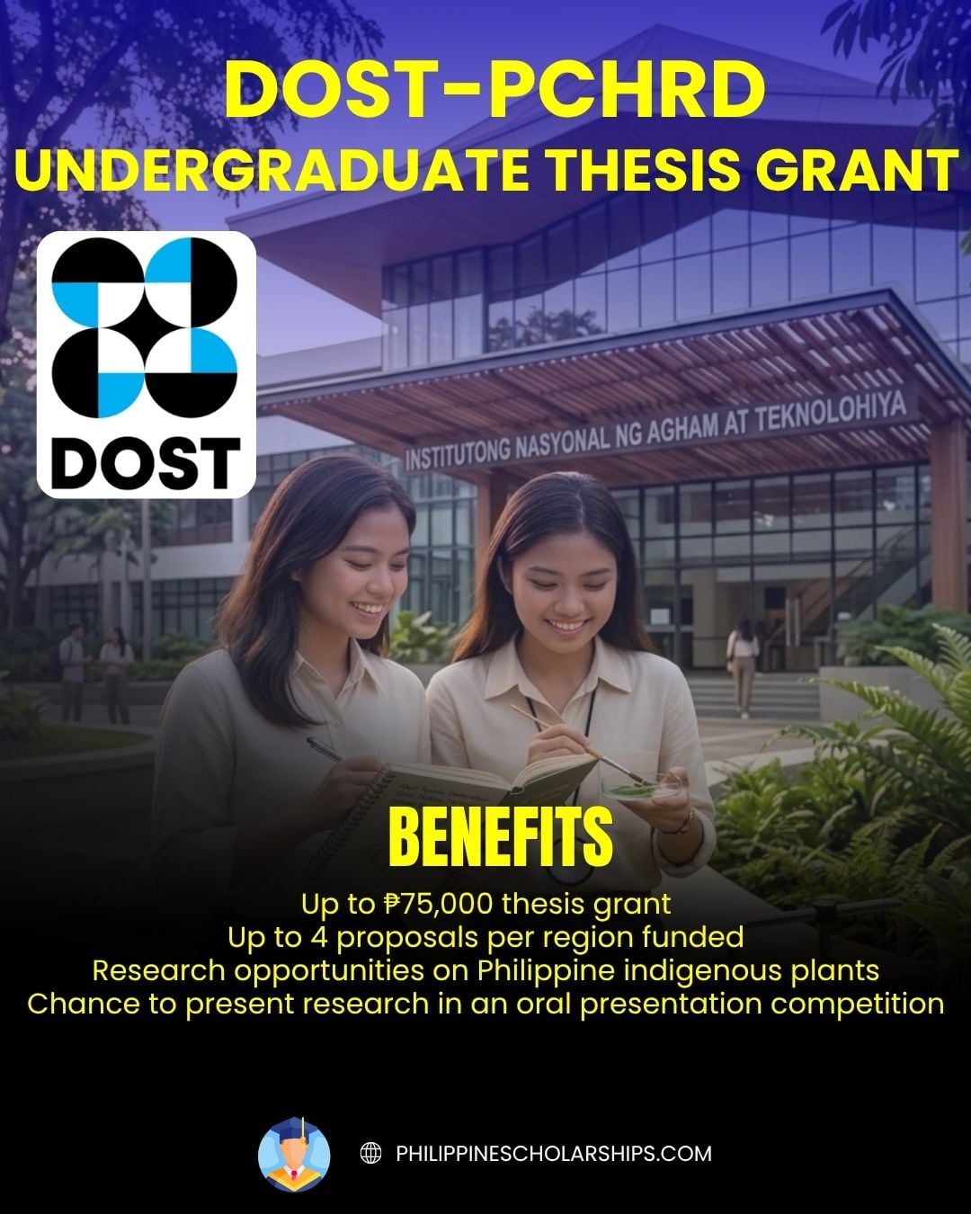 DOST PCHRD UNDERGRADUATE THESIS GRANT