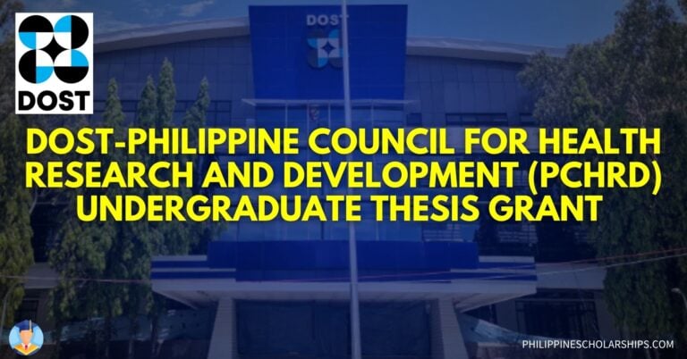 DOST PCHRD UNDERGRADUATE THESIS GRANT