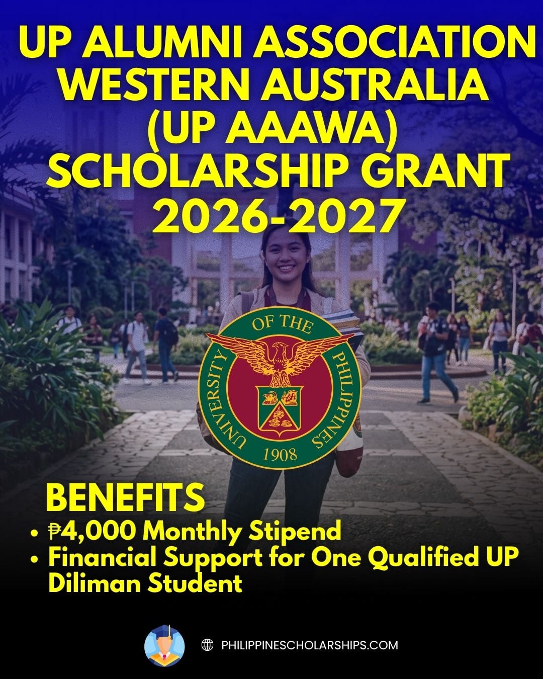 UP Alumni Association Western Australia (UP AAAWA) Scholarship Grant 2026-2027