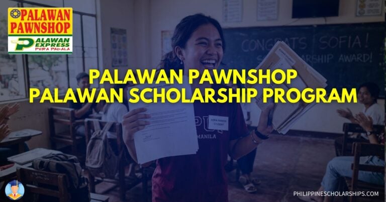 PALAWAN PAWNSHOP PALAWAN SCHOLARSHIP PROGRAM